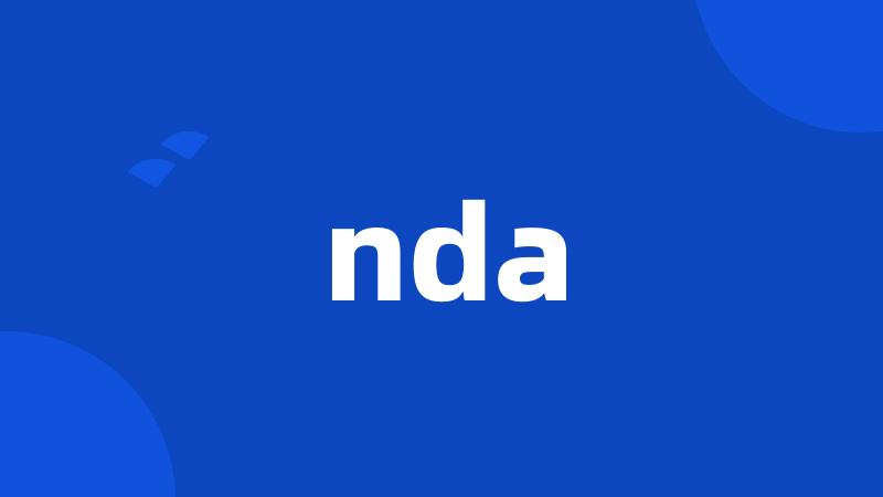 nda