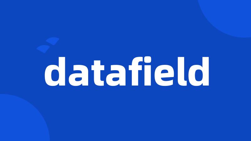 datafield