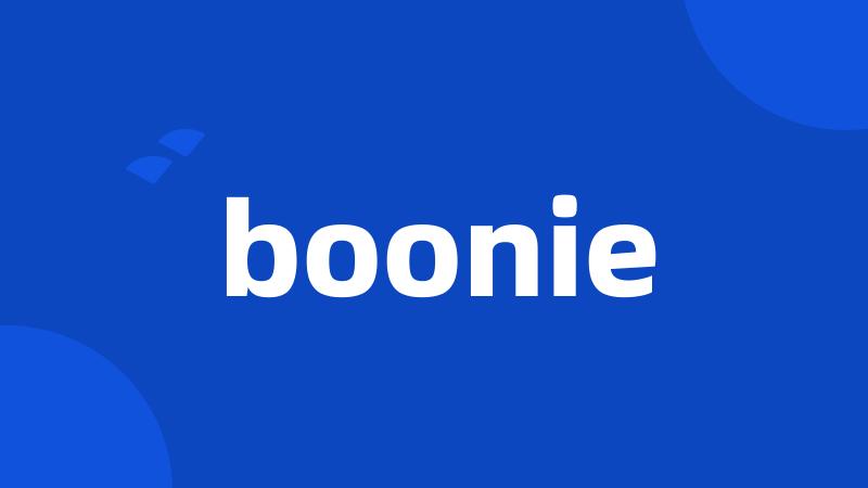 boonie