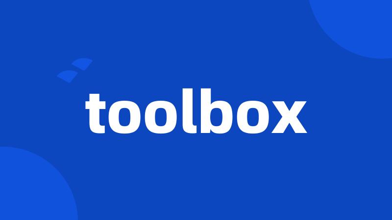 toolbox