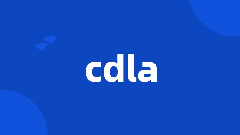 cdla