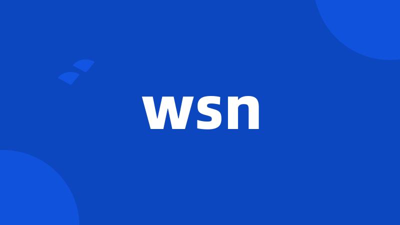 wsn