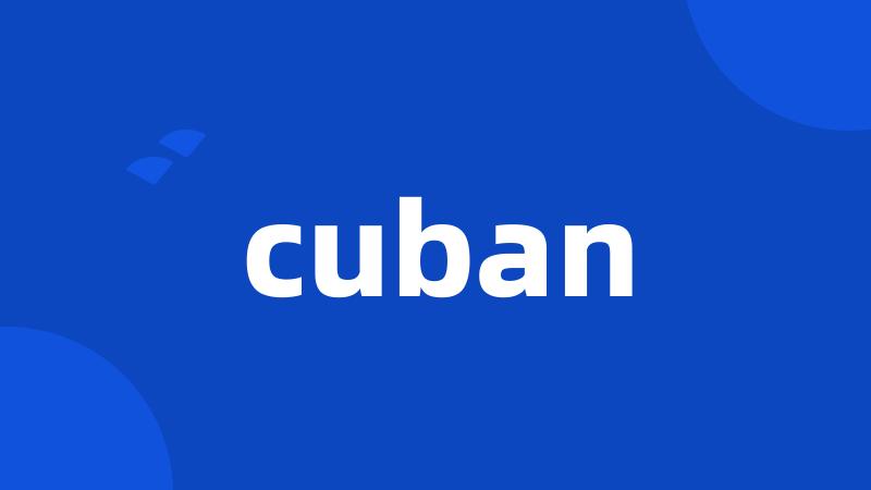 cuban