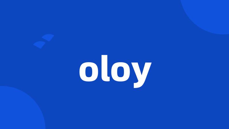 oloy