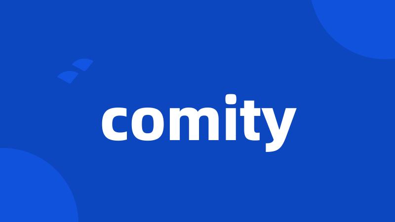 comity