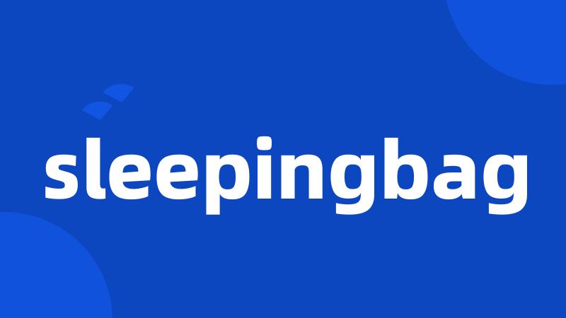 sleepingbag