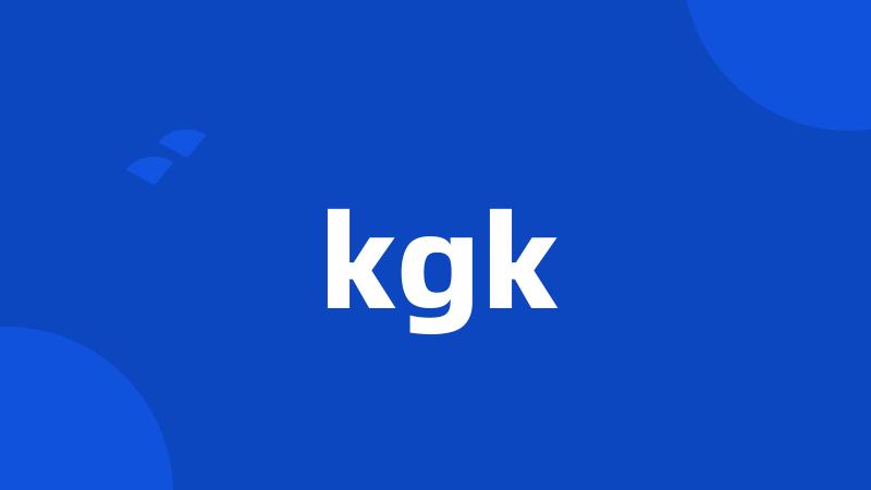 kgk