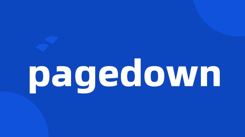 pagedown