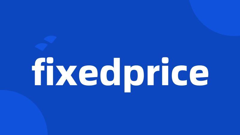 fixedprice