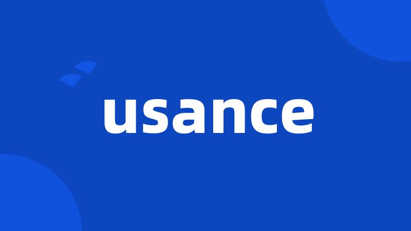 usance