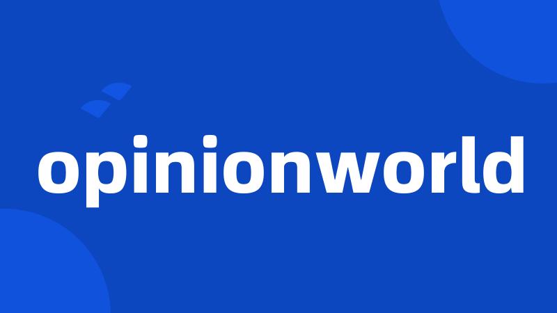 opinionworld