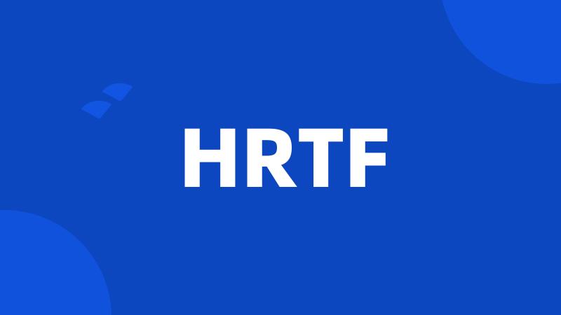 HRTF