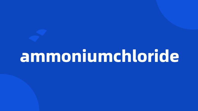 ammoniumchloride