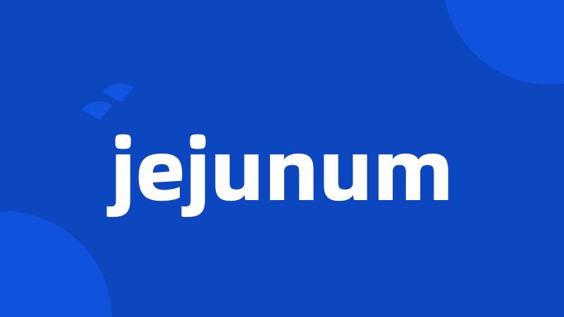 jejunum