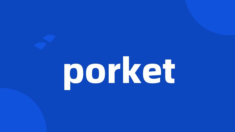 porket