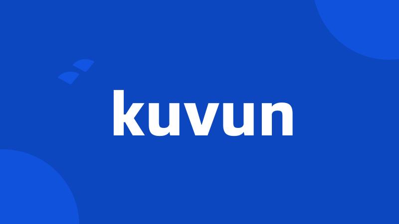 kuvun