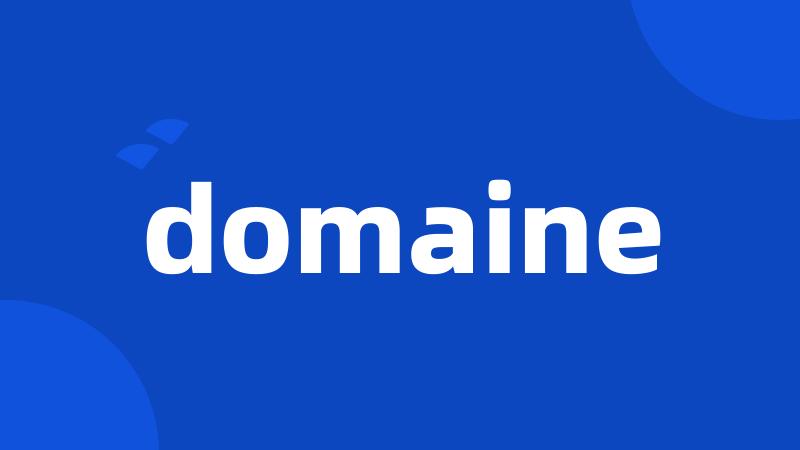 domaine