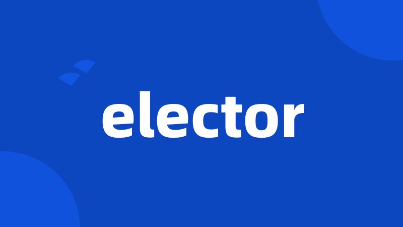 elector