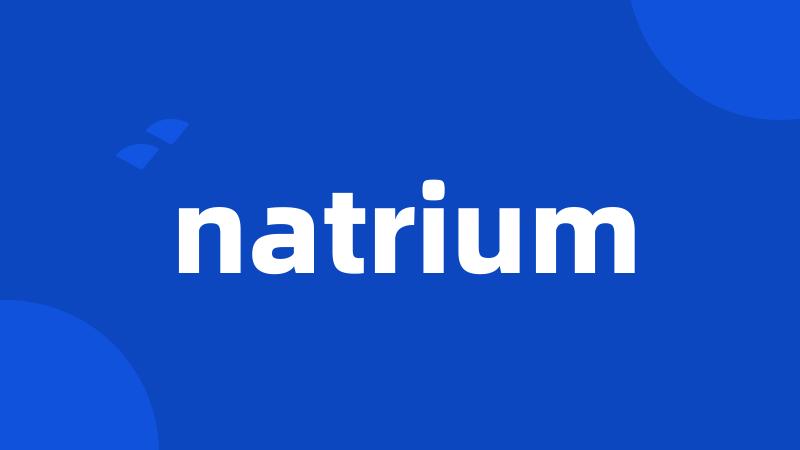 natrium