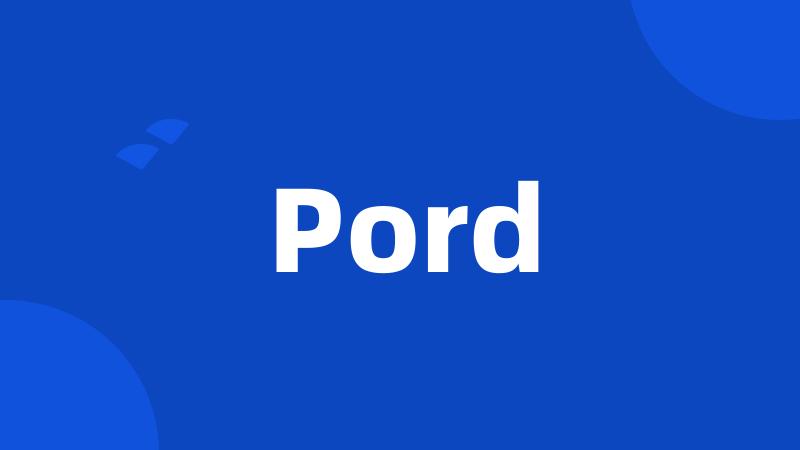 Pord