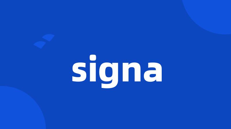 signa