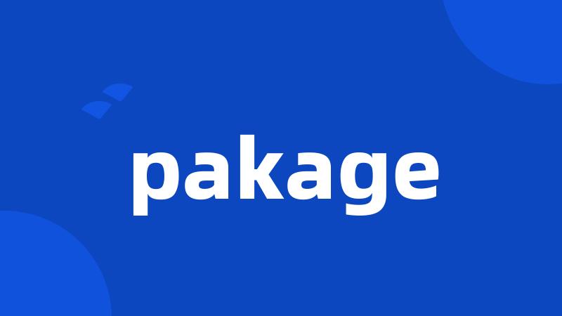 pakage