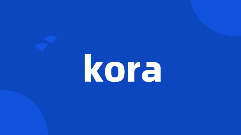 kora