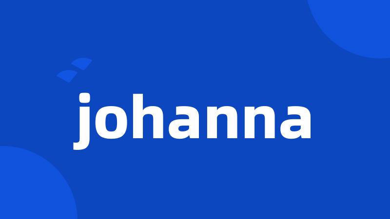 johanna