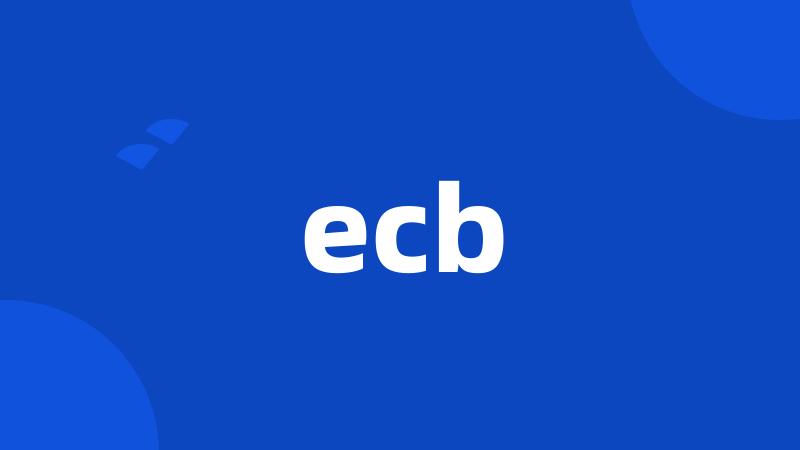 ecb