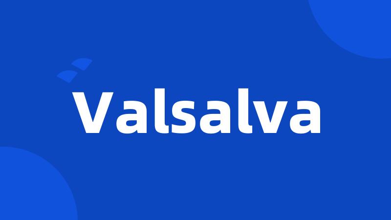 Valsalva