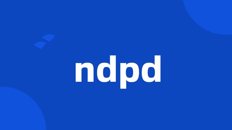 ndpd