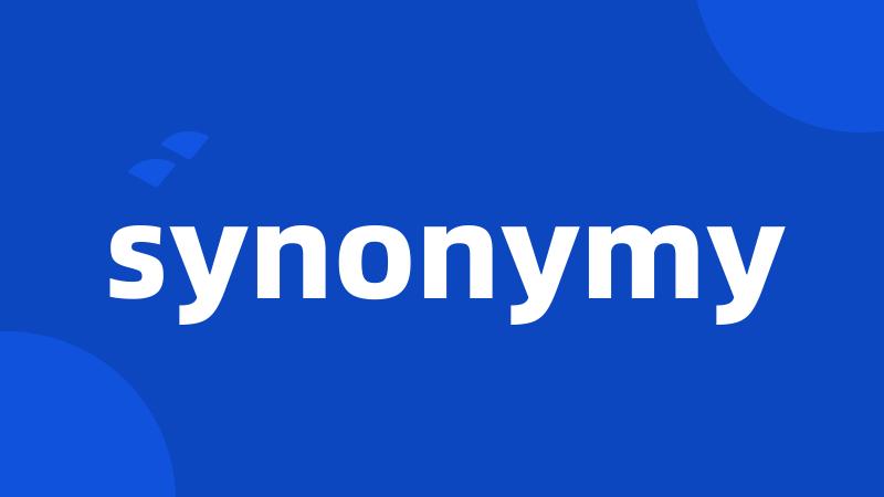 synonymy