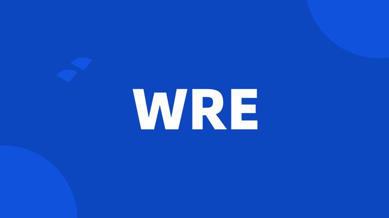 WRE