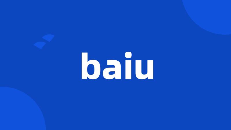 baiu