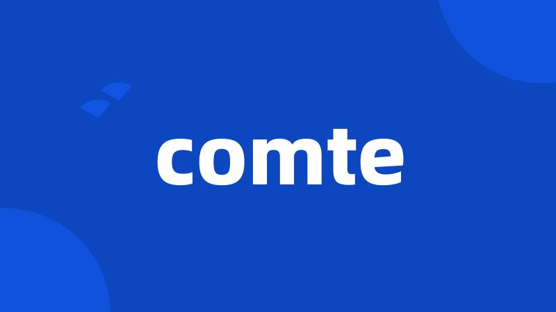 comte