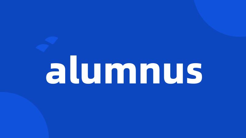 alumnus