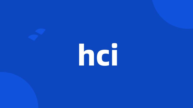 hci