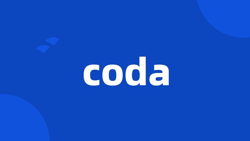 coda