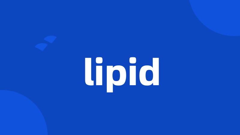 lipid