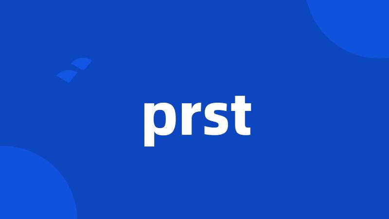 prst