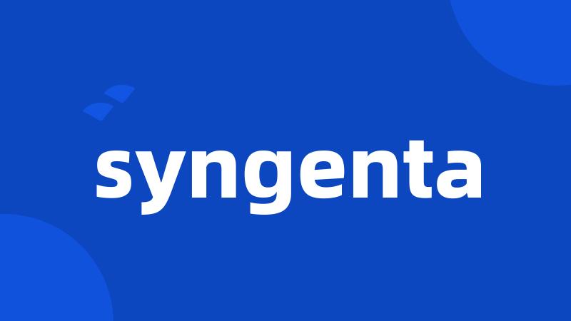 syngenta