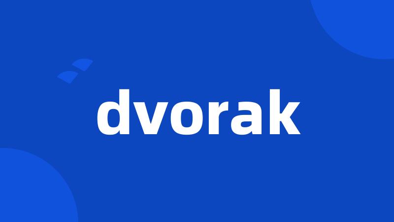 dvorak