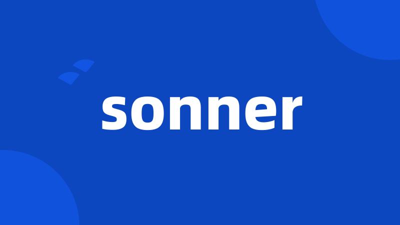 sonner