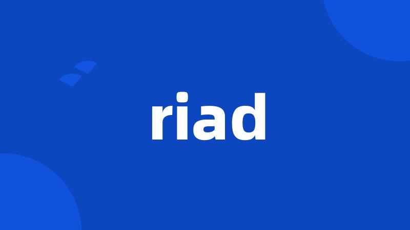 riad