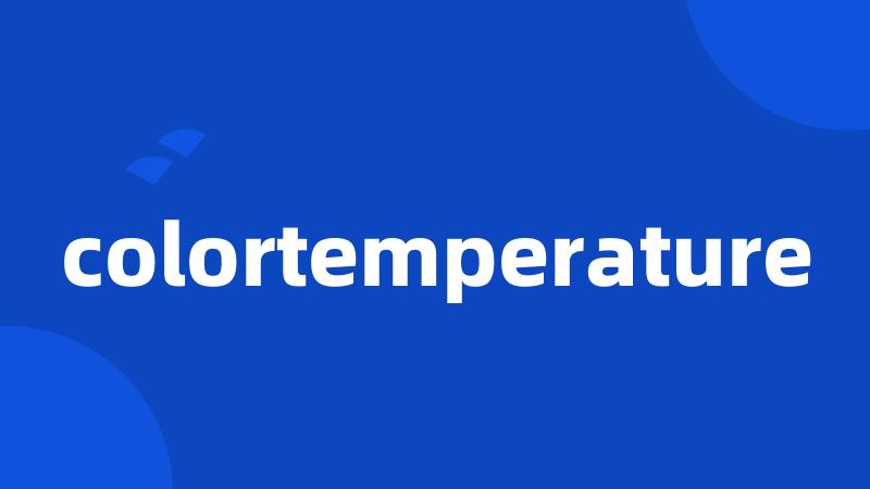 colortemperature