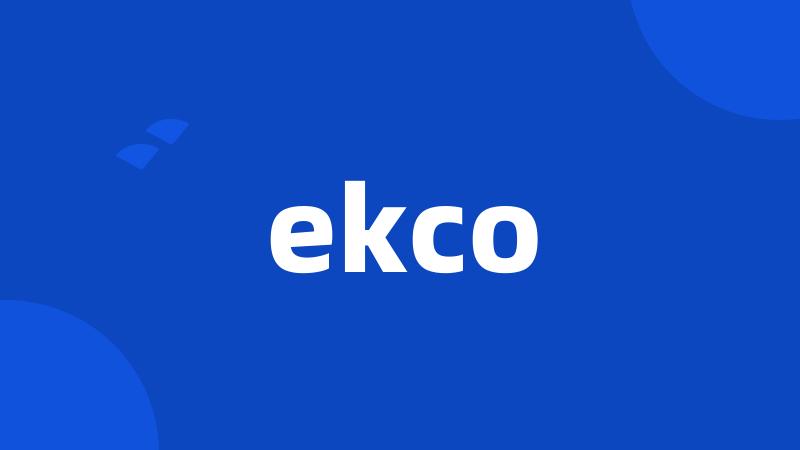 ekco