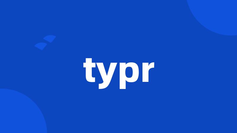 typr