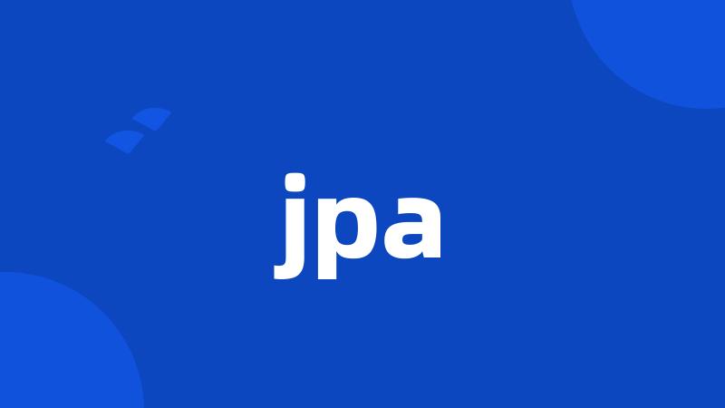 jpa