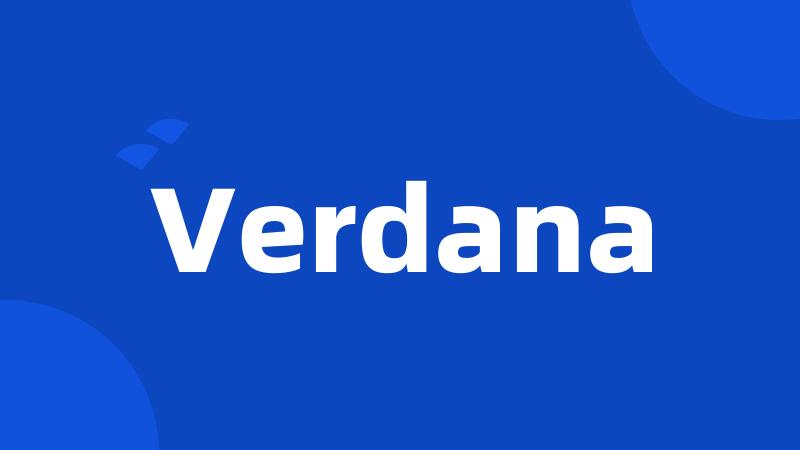 Verdana