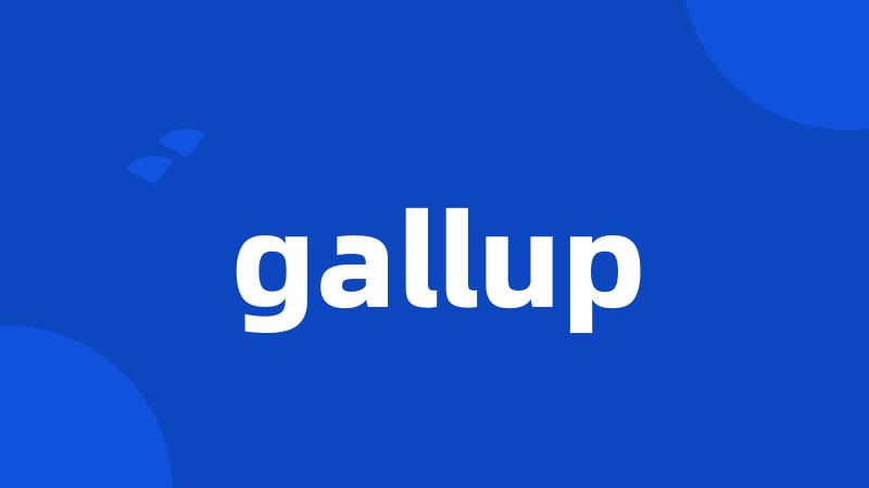 gallup